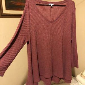 Burgundy Sonoma Knit Sweater